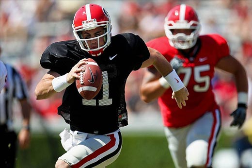 Georgia Bulldogs quarterback Aaron Murray