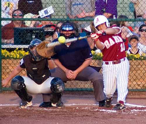 Alabama Softball hit