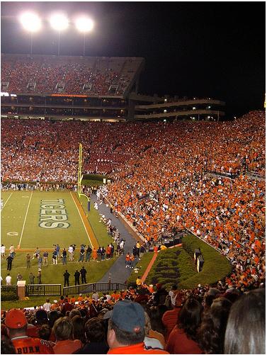 Night Game at JordanHare Stadium Thanks to tripletri at flickrcom for the 