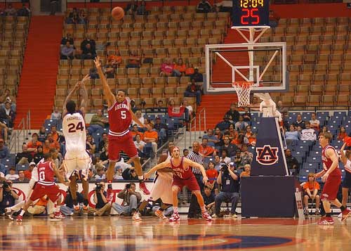  Auburn basketball jump shot 