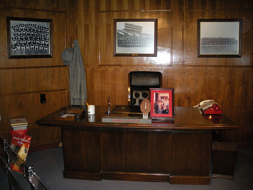 Bear Bryant's office 