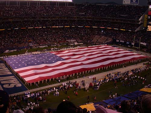 Presentation of the Big Flag