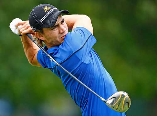  Former Gator Camilo Villegas' powerful golf swing 