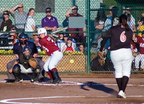 Pitch to Crimson Tide Softball player Mandy Burford