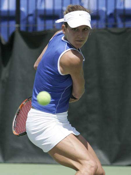 college tennis backhand