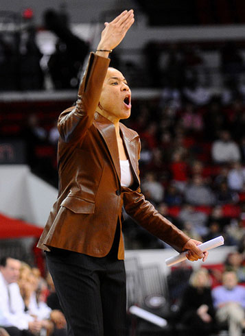 South Carolina coach Dawn Staley.