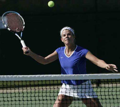 Kentucky Tennis Smash at Net