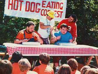 Meatballs hot dog eating contest