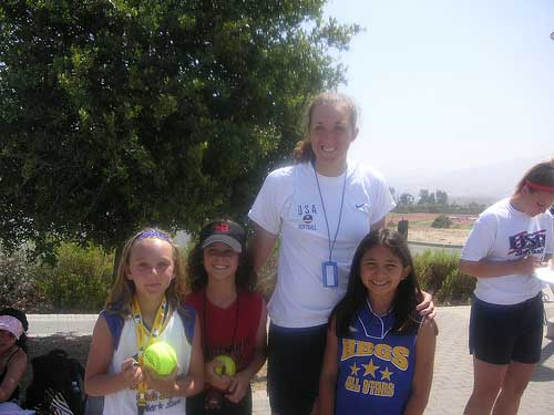  picture of US Olympic Softball Pitcher Monica Abbott