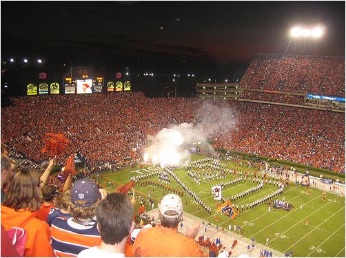 Pre-Game Festivities at Auburn's Jordan-Hare Stadium 