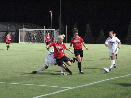 Gators trip Bulldog soccer player