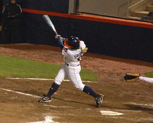 Auburn batter shows big softball swing