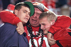 Ohio State fans watch loss to Gators