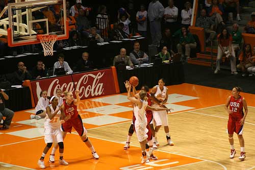  Tennessee Lady Vols Jumpshot 
