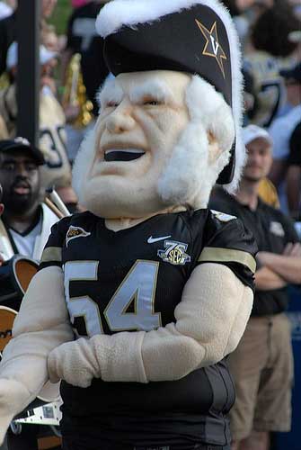 Vanderbilt University Commodore Mascot