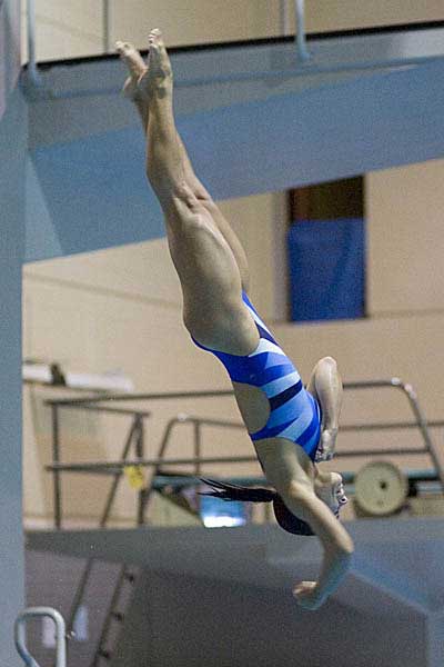 Kentucky wildcat woman in dive