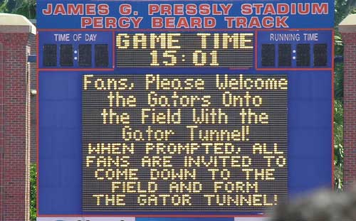 Florida's soccer scoreboard