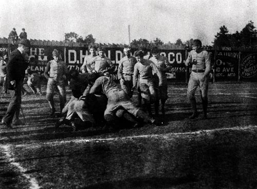 photo of first Alabama- Auburn game in 1893.