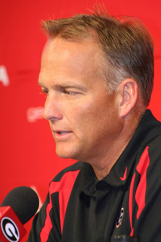 Mark Richt at press conference.
