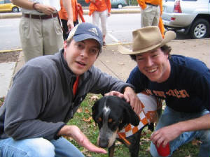 Smokey With Vols Fans