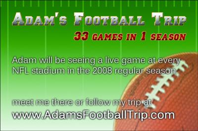 Adam's Football Trip