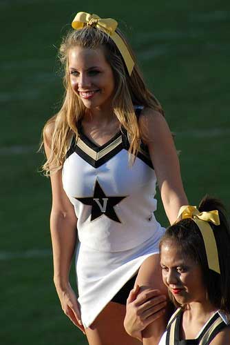 Vanderbilt Commodores Cheerleaders.